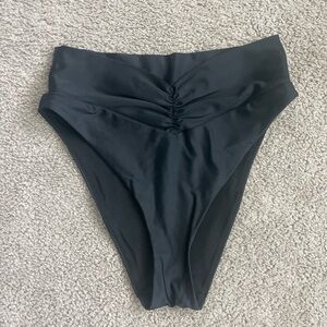 Aerie High-Waisted Black Bikini Bottom